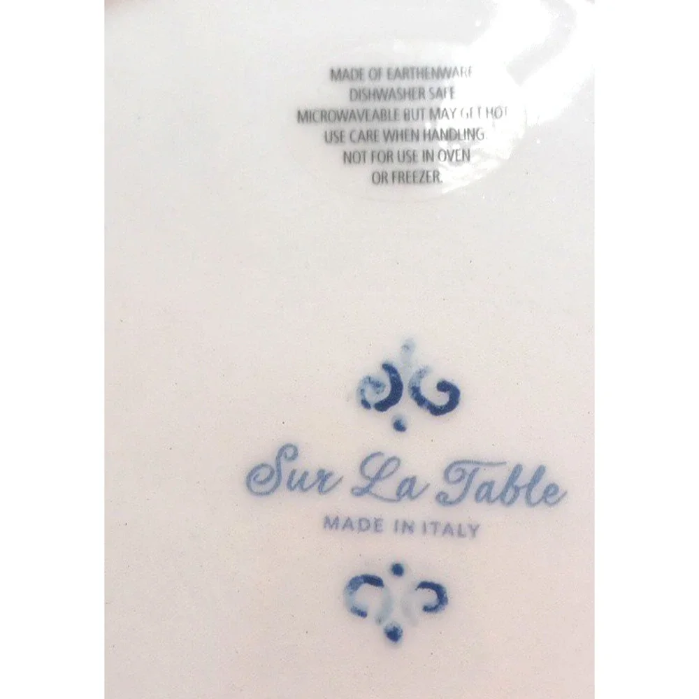 4 Sur La Table Blue White Italy 9